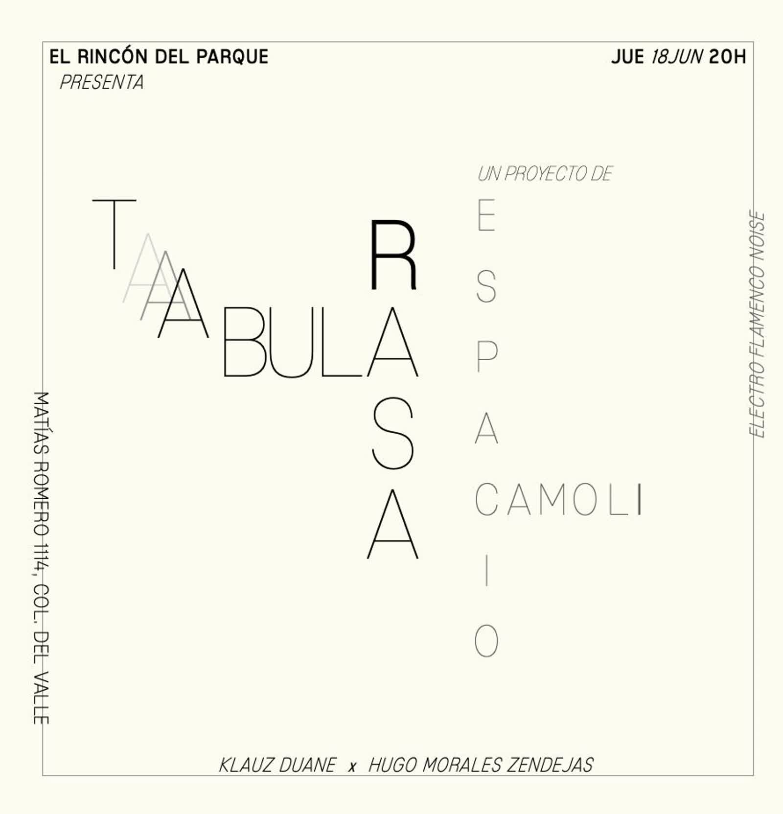 TABULA RASA: electro flamenco noise